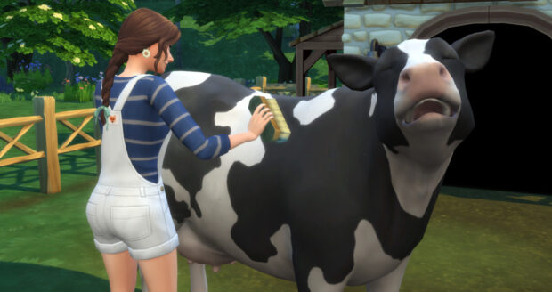 Die Sims 4 Kuh Kuehe Milch Jugurt Kaese