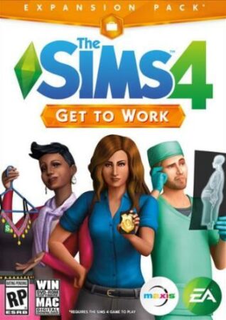Die Sims 4 an die Arbeit Cover DLC Work Jobs