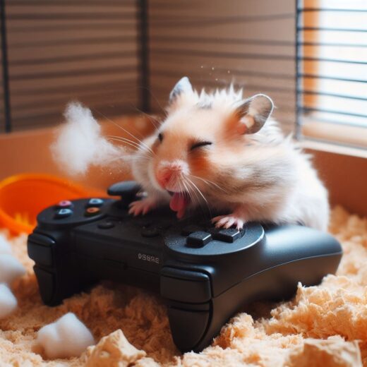 Hamster console dusty staub niesen kaefig