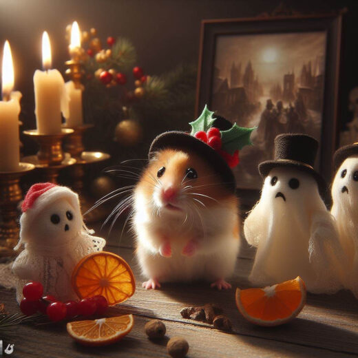hamster weihnachten geister Charles Dickens Weihnachtsgeschichte