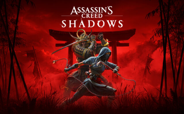 Assassin's Creed Shadows Cover Samurai Naoe Yasuke Japan